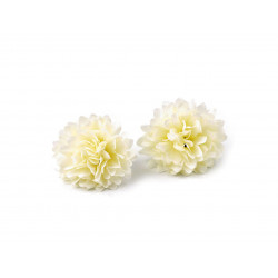 Umělý květ chryzantéma Ø5 cm krémová světlá 10ks