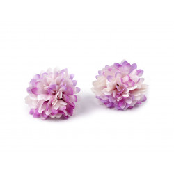 Umělý květ chryzantéma Ø5 cm fialová sv. 10ks