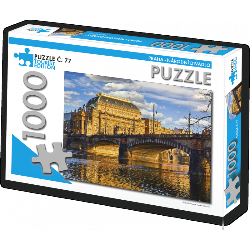 TOURIST EDITION Puzzle Praha - Národní divadlo 1000 dílků (č.77)