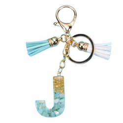 Přívěsek na klíče a kabelku 30814 Blue, Písmeno J