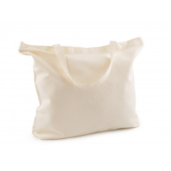 Textilní taška bavlněná k domalování / dozdobení 49x40 cm režná světlá 1ks