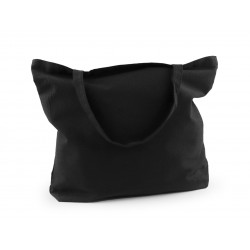 Textilní taška bavlněná k domalování / dozdobení 49x40 cm černá 1ks