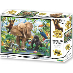 PRIME 3D Puzzle Džungle 3D 100 dílků