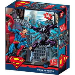 PRIME 3D Puzzle Superman vs Electro 3D 300 dílků