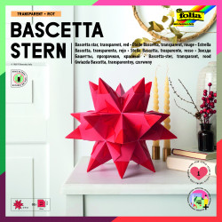 Origami hvězda Bascetta 30 listů 20x20 cm