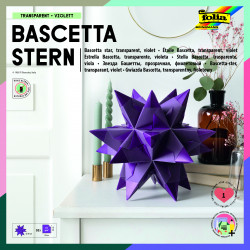 Origami hvězda Bascetta 30...
