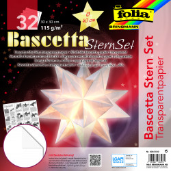 Origami hvězda Bascetta 30...