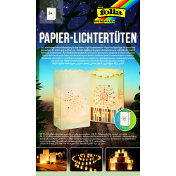 Dekorační sáčky z těžko hořlavého papíru s motivem slunce 24,5x14x8,5cm
