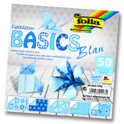 Origami papír Basics modrý 80g/m2 15x15cm