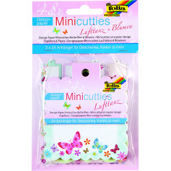 Designové papíry - "Mini-Cutties " - motýli/květiny