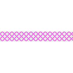 Washi Tape - dekorační lepicí páska - 10 m x 15 mm - karo růžová