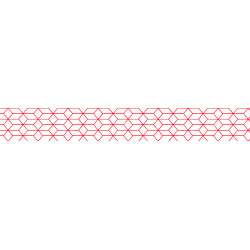Washi Tape - dekorační lepicí páska - 10 m x 15 mm - geometrické tvary