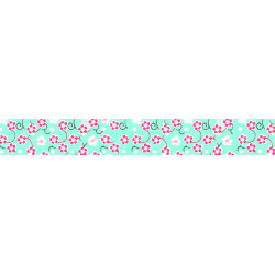 Washi Tape - dekorační lepicí páska - 10 m x 15 mm - květiny