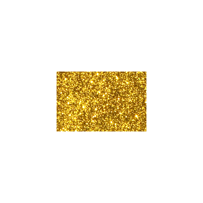 Pěnovka se třpytkami - 2 mm, 20 x 29 cm, 5 listů - zlatá