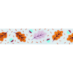 Washi Tape - dekorační lepicí páska - 15 mm x 5 m - PODZIM