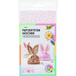 Papírové taštičky set - králíčci - 9 ks