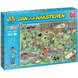 JUMBO Puzzle JvH Junior 6: Zoo s domácími zvířaty 360 dílků
