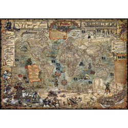 HEYE Puzzle Map Art: Svět...