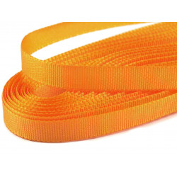 Stuha taftová šíře 6 mm oranžová sytá sv 10m