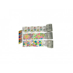 Vykreslovací antistresová dekorační lepicí páska - coloring WASHI tape-1ks kuchyň