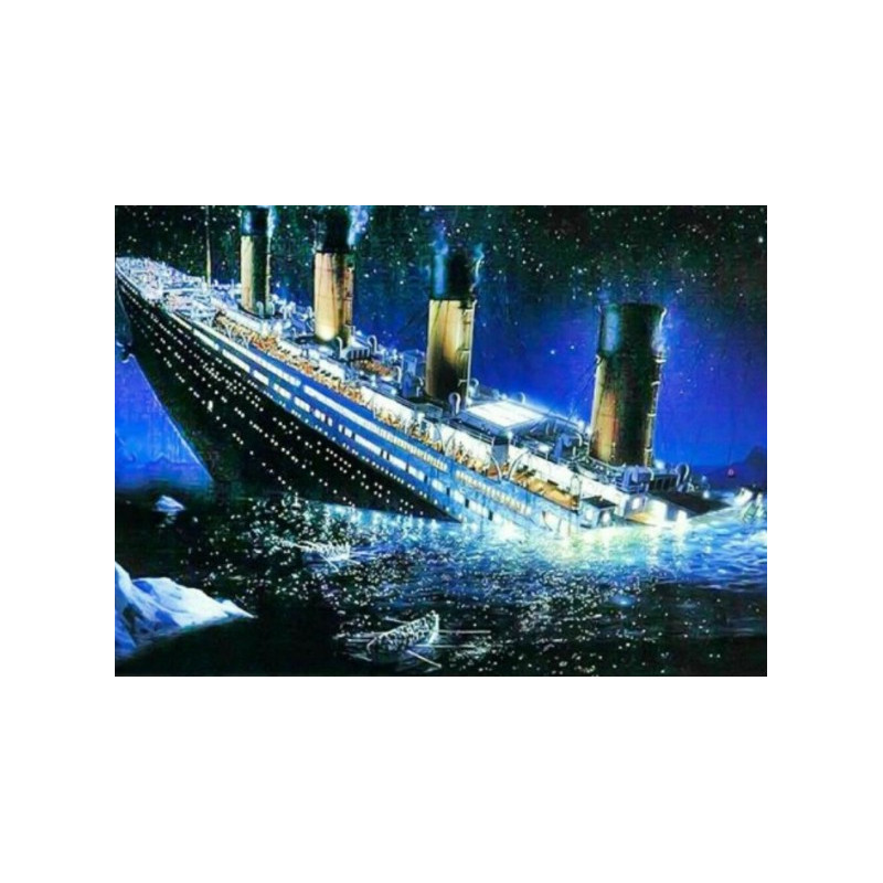 Diamantová sada- Titanic 30x40 cm