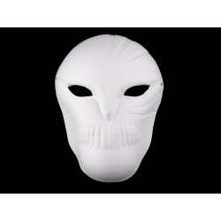 Karnevalová maska - škraboška k domalování bílá 1ks č.6