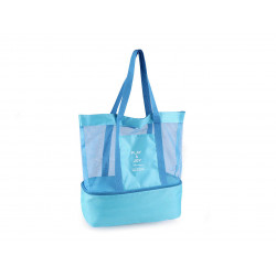 Lehká taška s termoboxem 42x41 cm modrá azurová 1ks