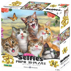 PRIME 3D Puzzle Kočičí...