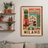 CLEMENTONI Puzzle Style in the City: Miláno 1000 dílků
