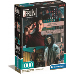 CLEMENTONI Puzzle La Casa de Papel Berlín: Šéf 1000 dílků