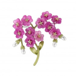 Brož Květ 32261, Barva fialová