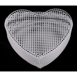 Plastová kanava / mřížka na kabelku srdce