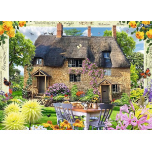 RAVENSBURGER Puzzle Domek v zahradě 1000 dílků
