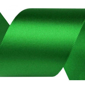 Atlasová stuha svazky po 5 m šíře 40 mm zelené kapradí