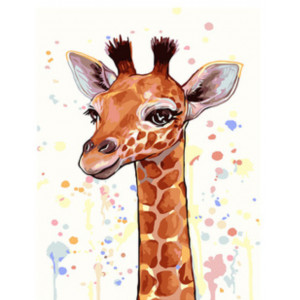 Malování podle čísel Žirafa...
