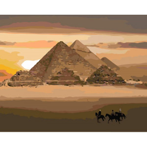 Malování podle čísel Pyramidy M1361