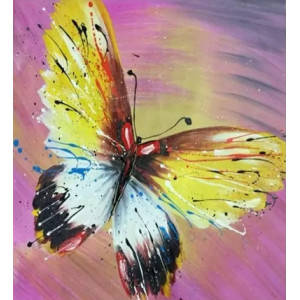 Malování podle čísel Motýl...