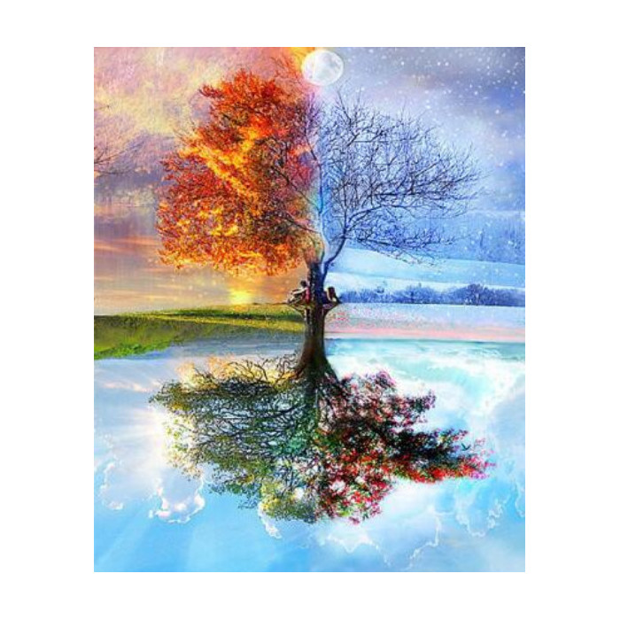 Malování podle čísel Strom ročních období MM
