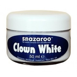 Barva na obličej - klaunská bílá -50ml MM