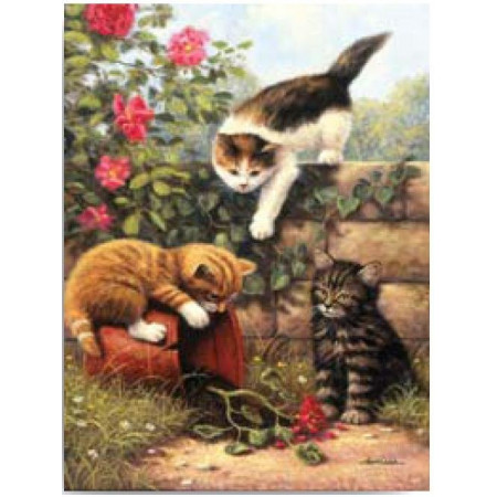 Malování podle čísel 22x30 cm- Koťata