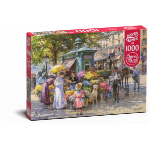 Puzzle Cherry Pazzi 1000d. Květinový trh