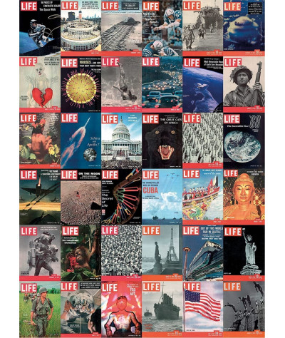 CLEMENTONI Puzzle LIFE: Covers 1000 dílků