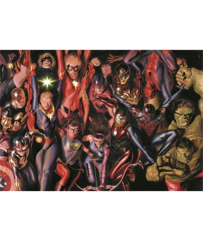 CLEMENTONI Puzzle v kufříku: Avengers 1000 dílků