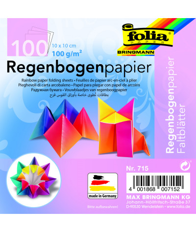 Origami papír duhový 10 x10...