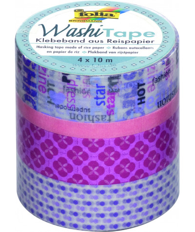 Washi Tape - dekorační lepicí páska - 4 ks Girls Dream