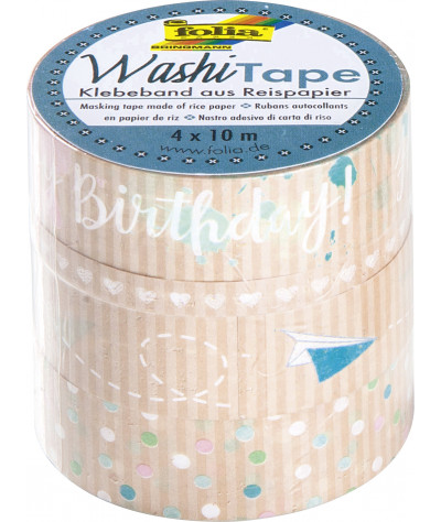 Washi tape - dekorační páska - kraft papír I
