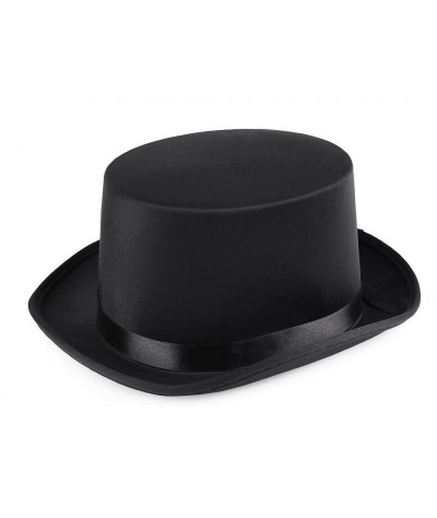 Dekorační klobouk / cylindr k dozdobení černá 1ks