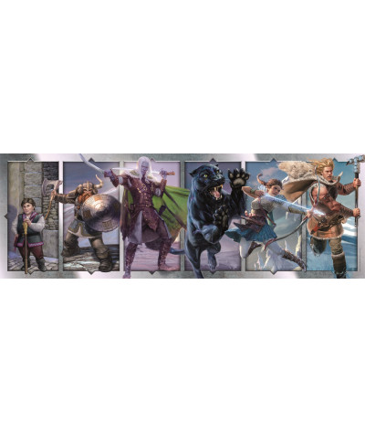 CLEMENTONI Panoramatické puzzle Dungeons&Dragons 1000 dílků
