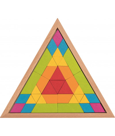 GOKI Dřevěná mozaika Trojúhelník