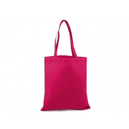 Textilní taška bavlněná k dotvoření 35x39 cm růžová malinová 1ks
